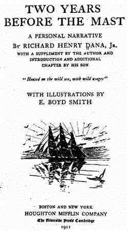 TWO YEARS BEFORE THE MAST COVER